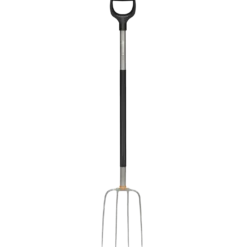Fiskars ergonomisk kompostgreb grå