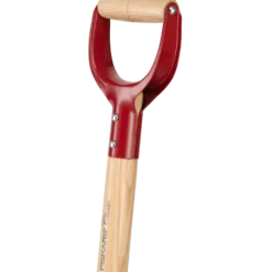 Fiskars spade med afrundet blad, lang skaft