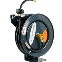 Flowconcept automatisk slangetromle 3/8" x 10 m grå polymerslange