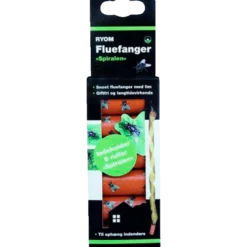 Fluefanger giftfri spiraller 4 x 60 cm - pakke med 6 stk.