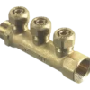 Fordelerrør til PEX gulvvarmeslange 3/4" 3x20 mm.