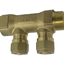 Fordelerrør t/pexrør 2x15 mm