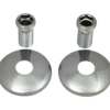 Forskruningsæt lige m/roset 3/4"x1/2" forkromet