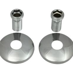 Forskruningsæt lige m/roset 3/4"x1/2" forkromet