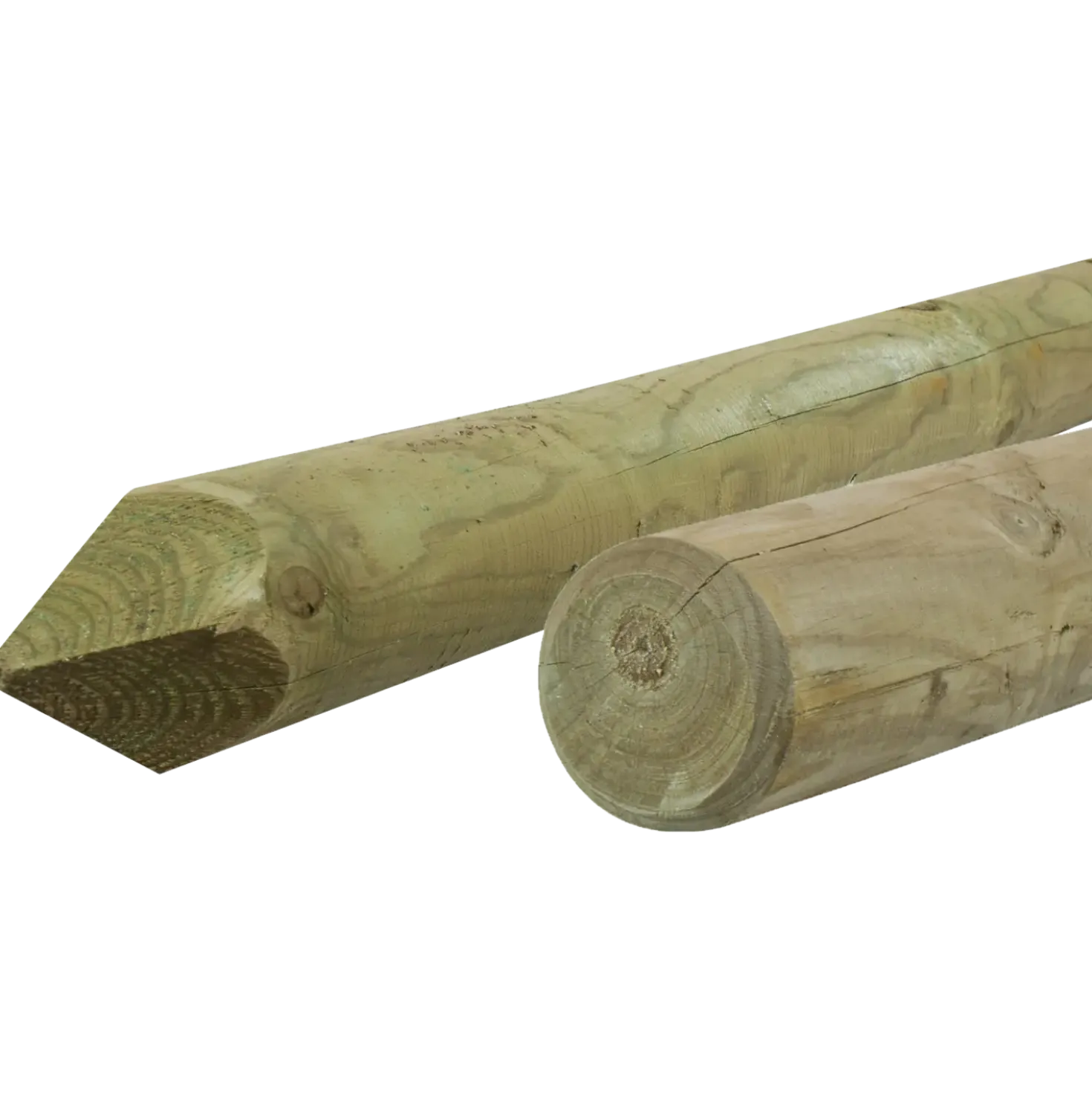 Frøslev hegnspæl Ø7x250 cm NTR A trykimprægneret spids