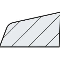 FT Skureliste fyr L404 hvid ral 12x21x3000 mm