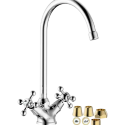 GEYSER Magnolia køkkenarmatur krom