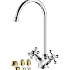 GEYSER Magnolia køkkenarmatur krom