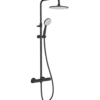GEYSER Mini topbruserterm.sæt TB Ø222 mm HB Ø100, sort