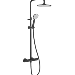 GEYSER Mini topbruserterm.sæt TB Ø222 mm HB Ø100, sort