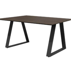 Girona plankebord polywood sort/brun