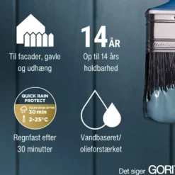 Gori 618 dækkende træbeskyttelse kridt 5 L