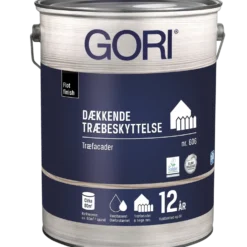 GORI 606 dækkende træbeskyttelse kulsort 9 L