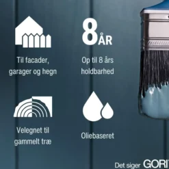 GORI 605 dækkende træbeskyttelse kridt 5 L