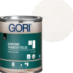 GORI 608 dækkende vinduesmaling kridt 0,75 L