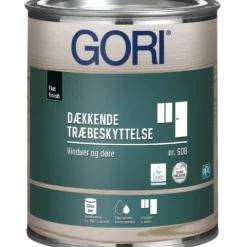 GORI 608 dækkende vinduesmaling RAL 9010 hvid 0,75 L