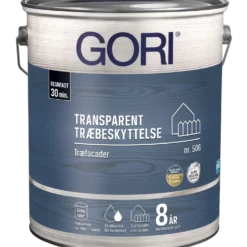 GORI 506 transparent træbeskyttelse ibenholt 5 L