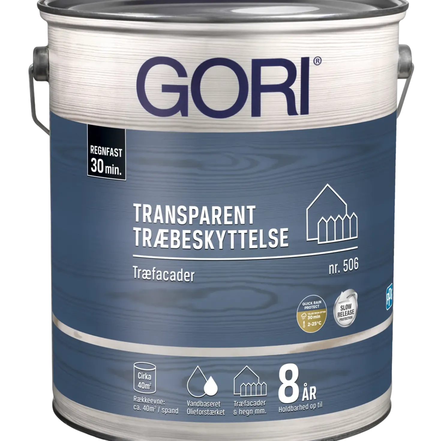 GORI 506 transparent træbeskyttelse ibenholt 5 L