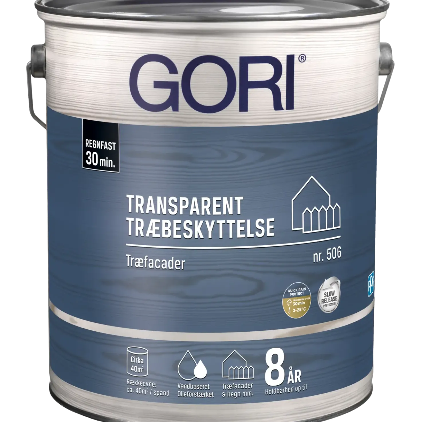 GORI 506 transparent træbeskyttelse nød 5 L