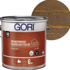 GORI 505 transparent træbeskyttelse nød 2,5 L