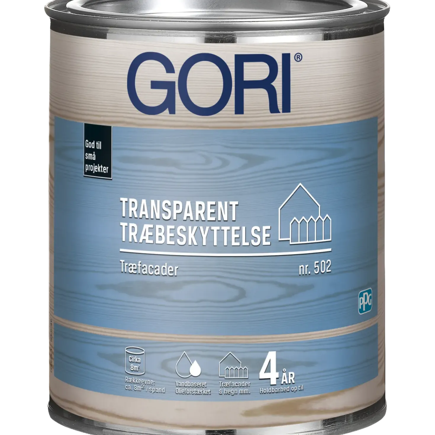 GORI 502 transparent træbeskyttelse transparent base 40 0,75 L