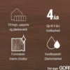 GORI 502 transparent træbeskyttelse mahogni 5 L
