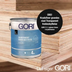 GORI 502 transparent træbeskyttelse mahogni 5 L