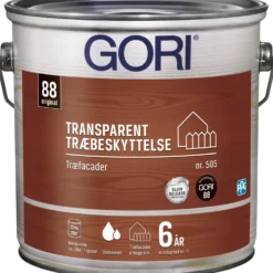 GORI 505 transparent træbeskyttelse farveløs 2,5 L