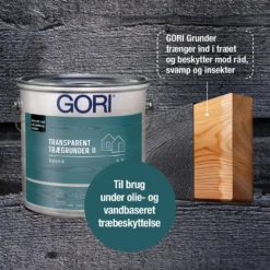 GORI 11.1 transparent trægrunder farveløs 0,75 L