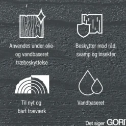 GORI 11.1 transparent trægrunder farveløs 0,75 L