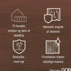 GORI 107 transparent træolie til ædeltræ 0,75 L
