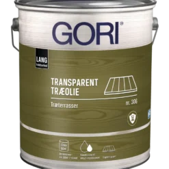 Gori 306 transparent træolie træterrasse mørk pine 5 L