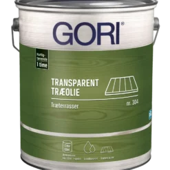GORI 304 transparent træolie træterrasser pine 5 L