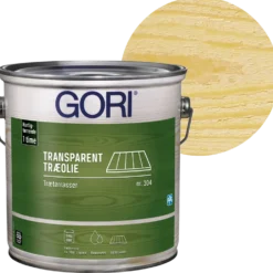 GORI 304 transparent træolie træterrasse farveløs 2,5 L