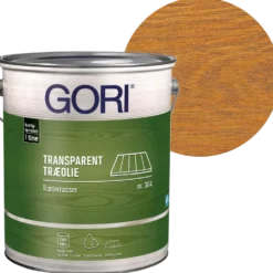 GORI 304 transparent træolie træterrasser nyatoh 5 L
