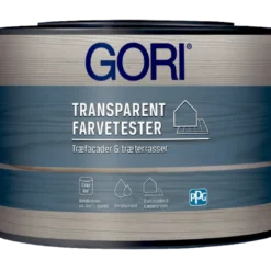 GORI udendørs transparent farveprøve 0,38 L