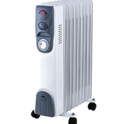 GRIPO olieradiator 2000W med 9 ribber og timer