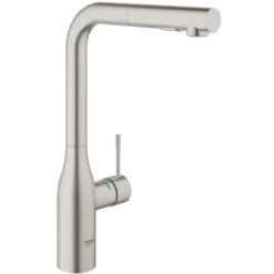 Grohe Essence køkkenarmatur m/udtræk mat stål