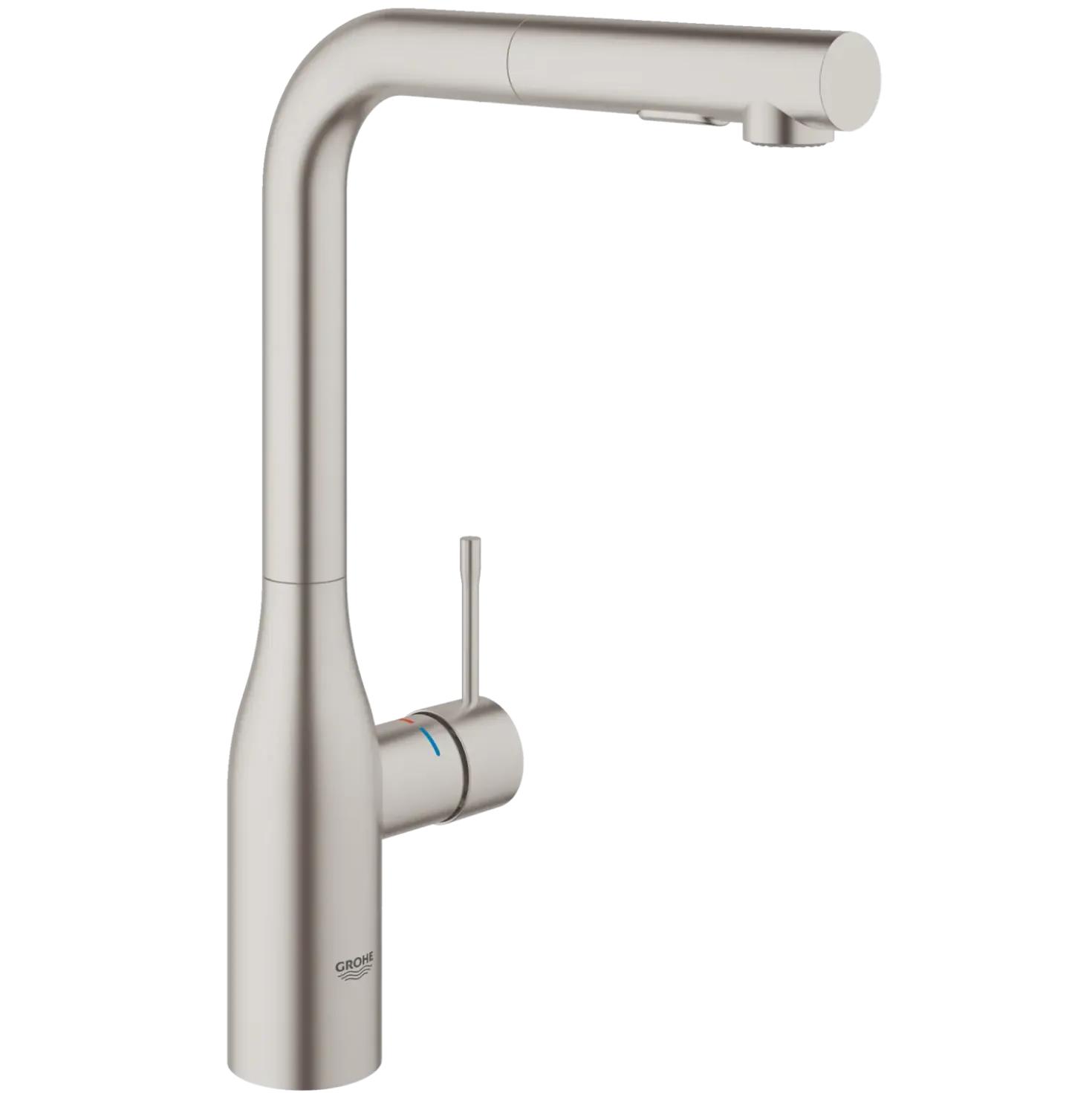 Grohe Essence køkkenarmatur m/udtræk mat stål