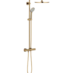 Grohe Euphoria brusesæt m/termostat poleret guld