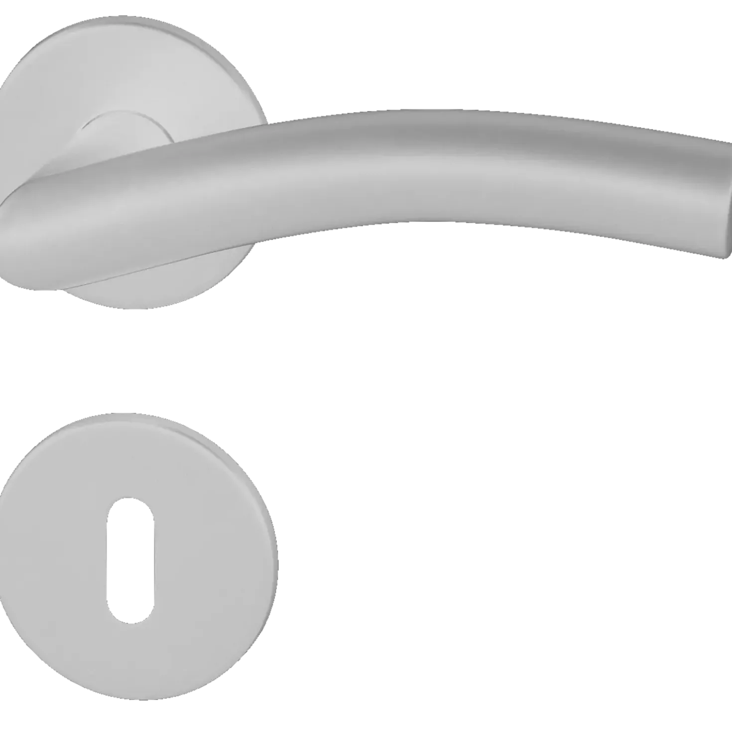 Habo dørgreb inkl. nøgleskilte sort 19 mm