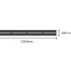 Halls integreret foldbar lamelhylde sort QUBE 6 4,7 m²