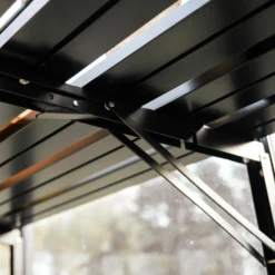 Halls integreret foldbart lamelbord sort 1780 mm