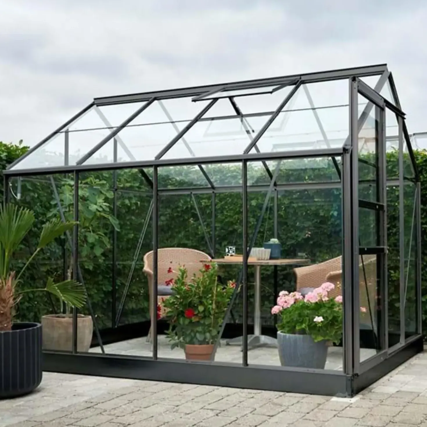 Halls Popular 86 5,0 m² 3 mm glas sort