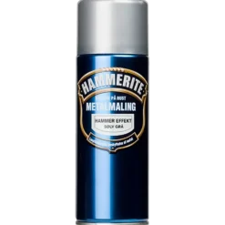 Hammerite effekt metalmaling spray sølvgrå 400 ml