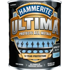 Hammerite Ultima rustbeskyttelse 12 års RAL 7016 antracit 0,75 L