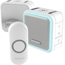 Honeywell hjem og have 2 dørklokker hvid