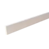HT 38H fyr forkantliste 1 rund kant hvid 9x33x4450 mm