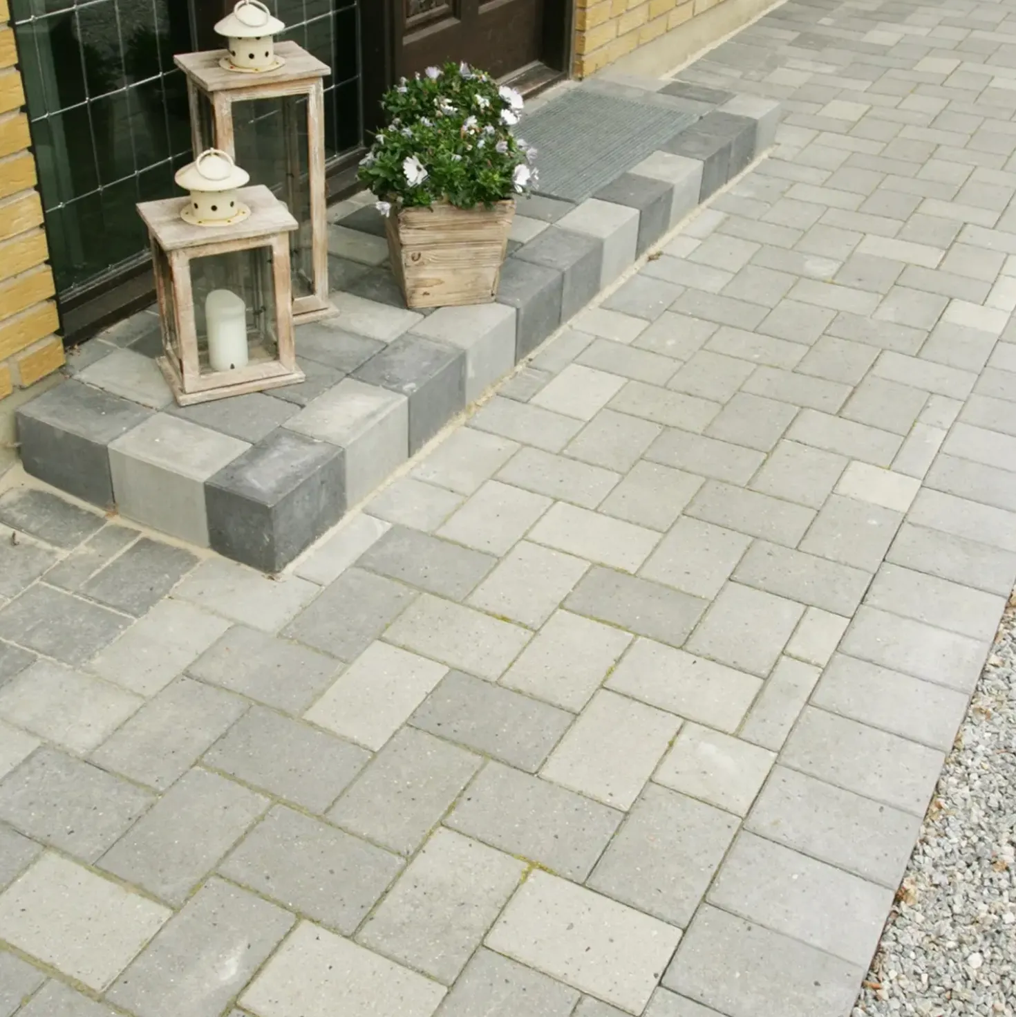 IBF Bondesten - 14x21x5 cm gråmix