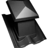 Ibf Dobbelt-S Udluftningshætte, 420X332 Mm, Sort.